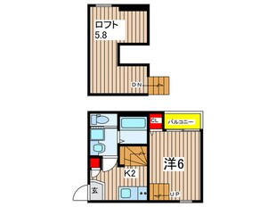 ハ－モニ－ブリッジ桜山の物件間取画像